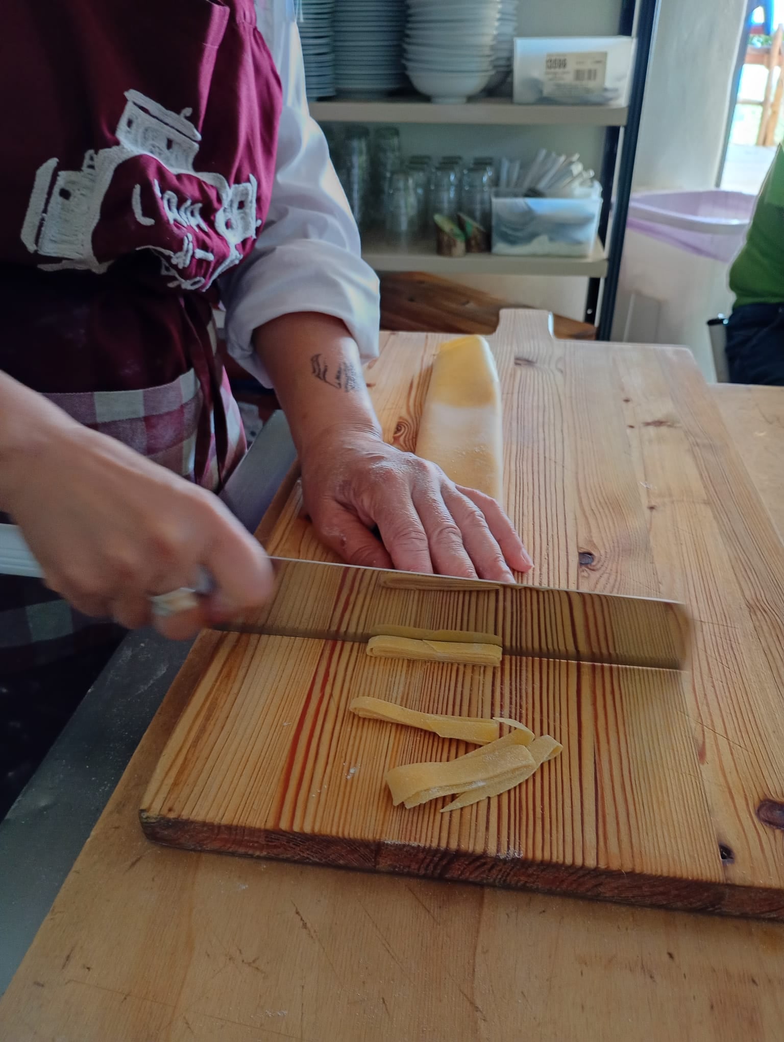 Il taglio dei formati di pasta