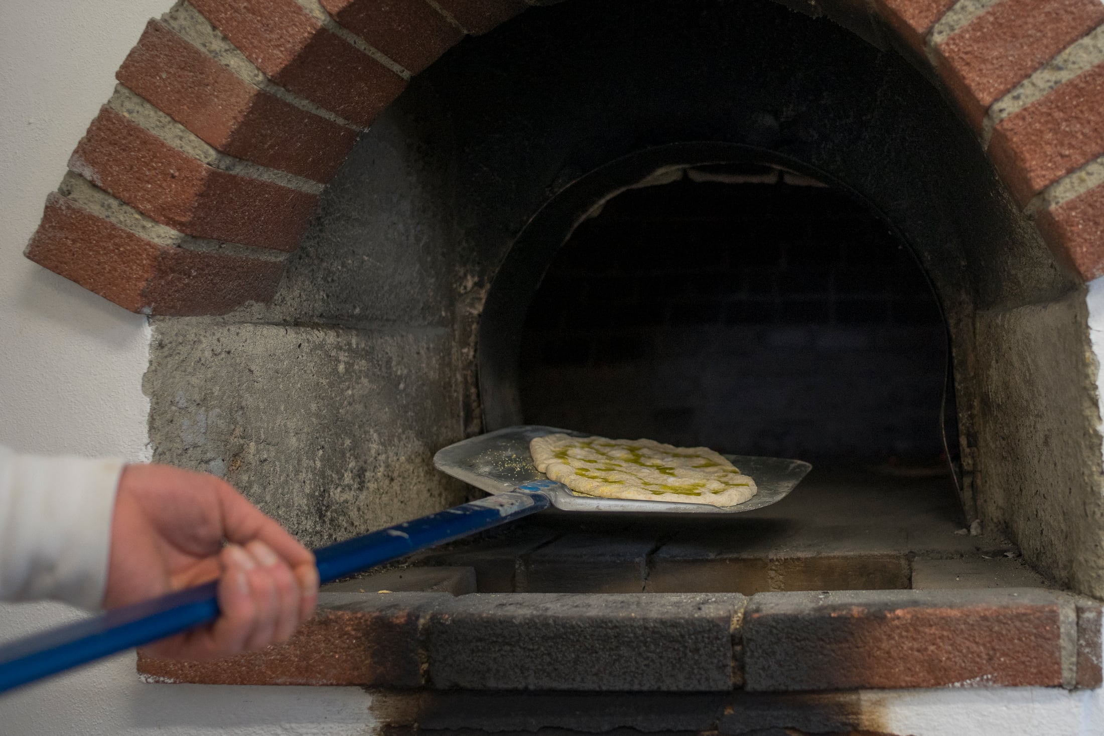 La cottura nel forno a legna
